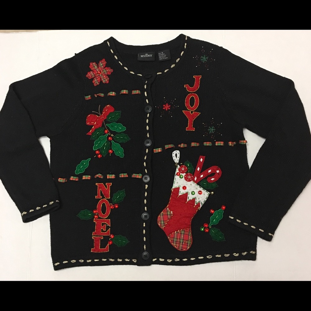 Ugly Christmas Sweater Vintage Size M